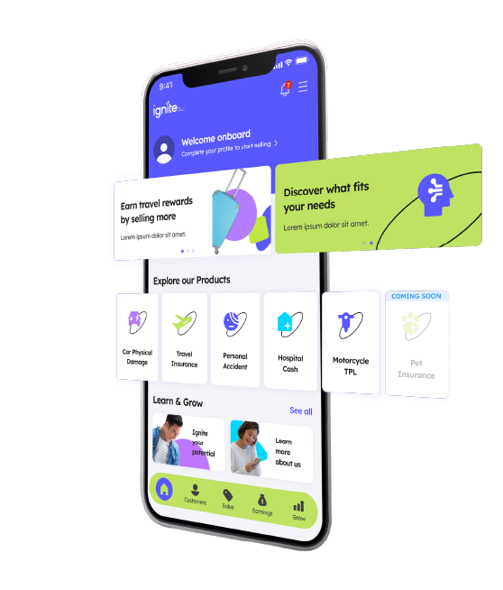 ignite app on phone